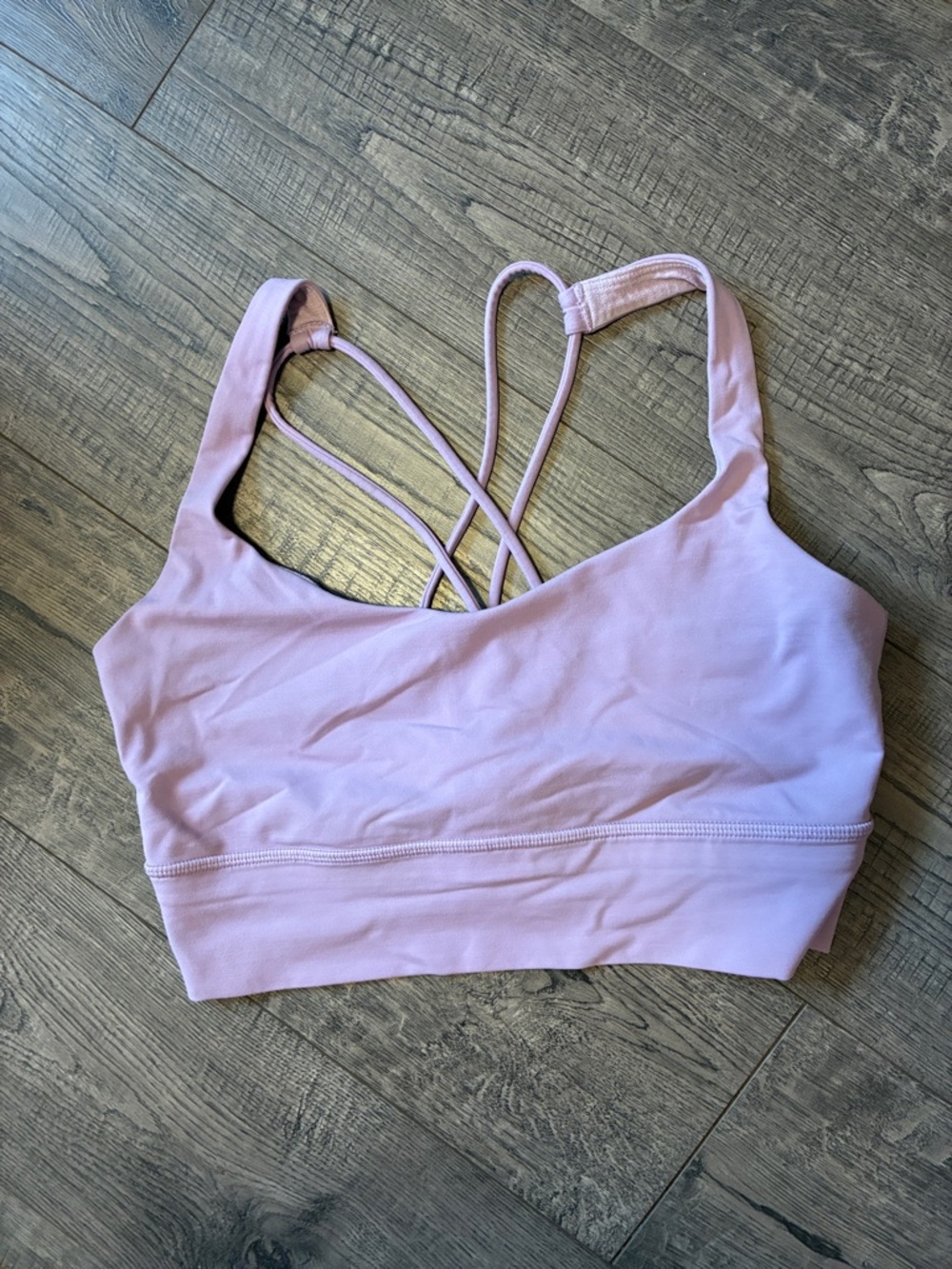 Lululemon Free To Be Bra Long Line — Color: Lilac Quartz — Size 8